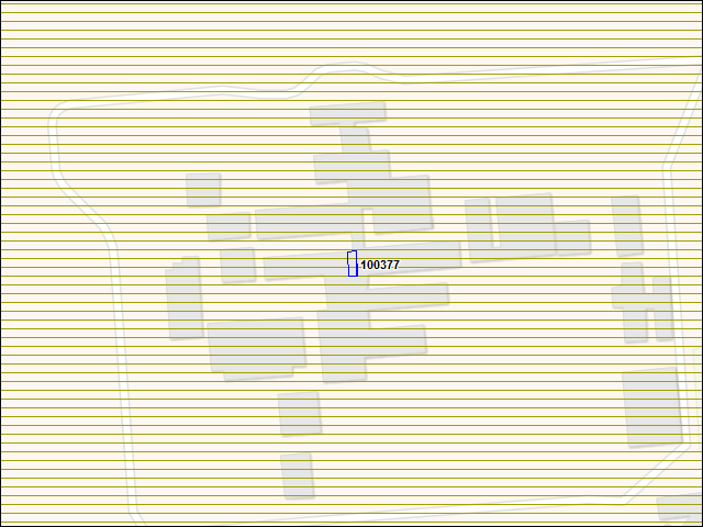 A map of the area immediately surrounding building number 100377