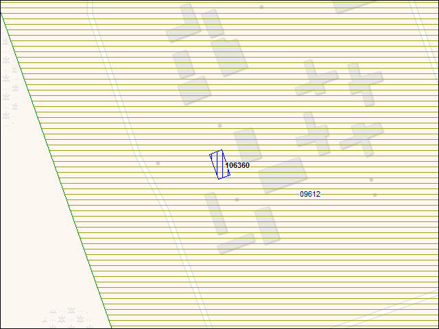 A map of the area immediately surrounding building number 106360