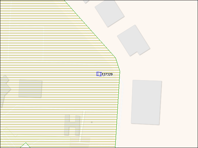 A map of the area immediately surrounding building number 127329