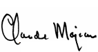 Claude Majeau's signature