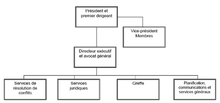 Structure de l’organisation