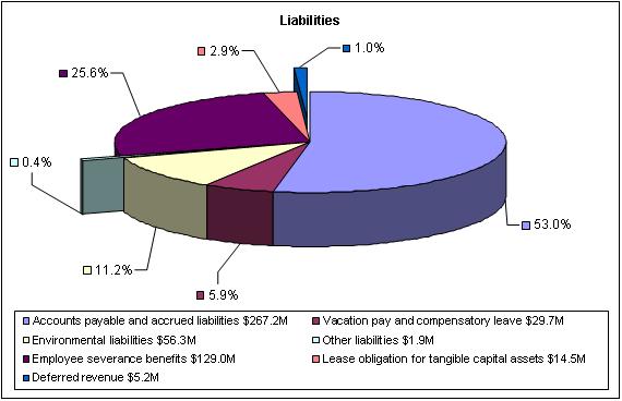 Liabilities for fiscal year 2008-2009