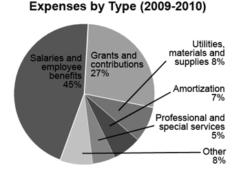 National Research Council Expenses Chart