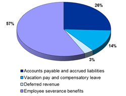 Figure illustrating LAC liabilities by type