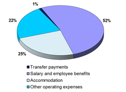 Figure illustrating LAC expenses by type