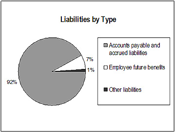 Financial Highlights Chart - Liabilities by Type