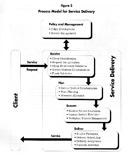 Figure 2 - Process Model for Service Delivery