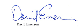 Signature David Emerson