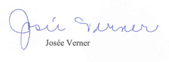 Signature Josée Verner