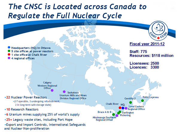 This map illustrates the organizational locations across Canada.