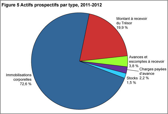 Figure 5 Actifs prospectifs par type, 2011 2012