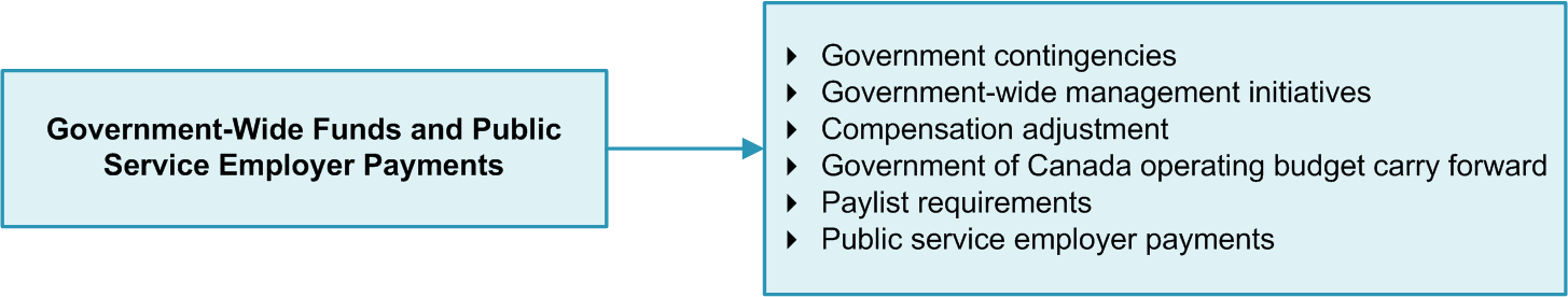 Program Activity 5: Government-Wide Funds and Public Service Employer Payments