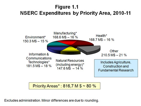 Expenditures by Priority Area, 2010-11