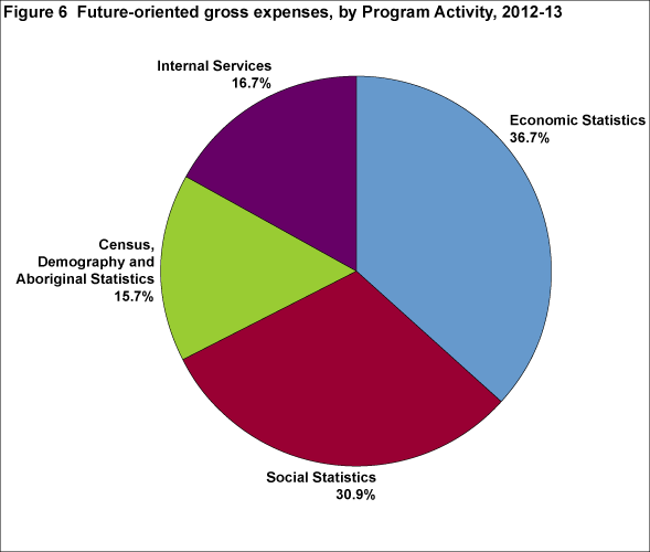 Figure 6 Future-oriented gross expenses, by Program Activity, 2012-13