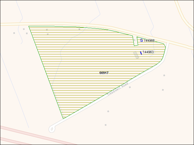 A map of the area immediately surrounding DFRP Property Number 00917