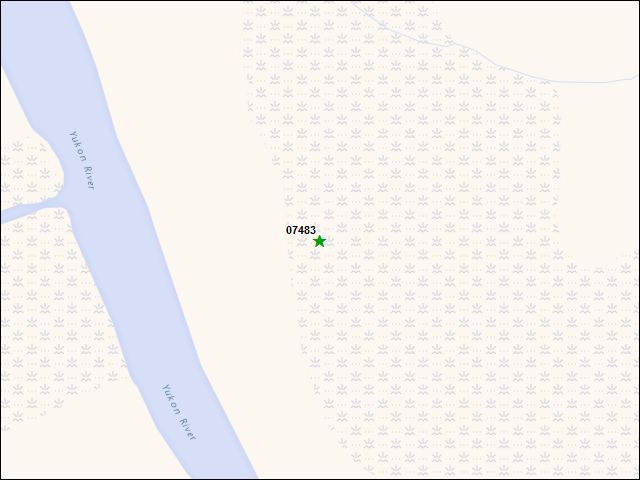 A map of the area immediately surrounding DFRP Property Number 07483