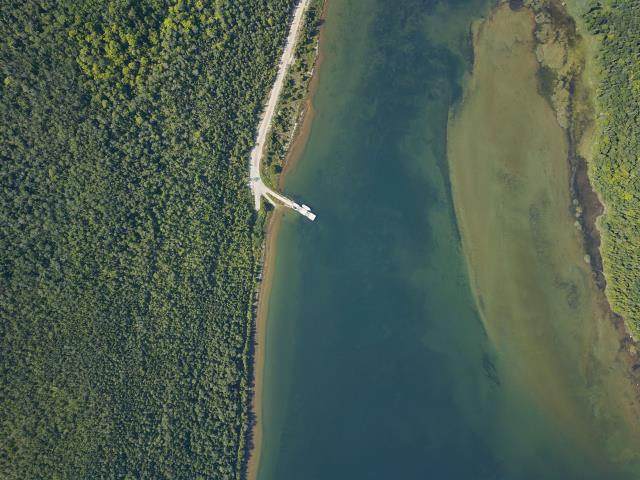 Aerial of Silver Water Small Craft Harbour