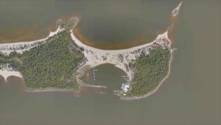 Aerial of George Island Small Craft Harbour