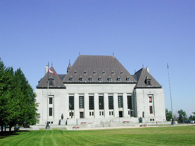 A photograph of the Supreme Court of Canada in Ottawa, Ontario (Property Number 08835)
