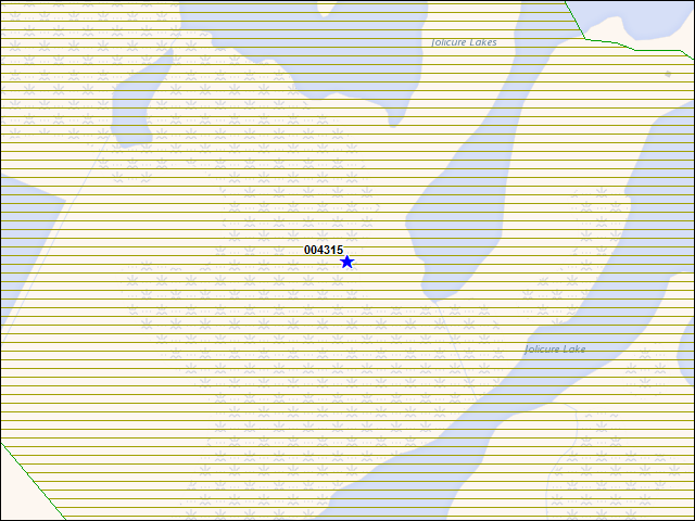 A map of the area immediately surrounding building number 004315