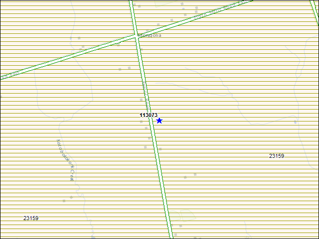 A map of the area immediately surrounding building number 113073