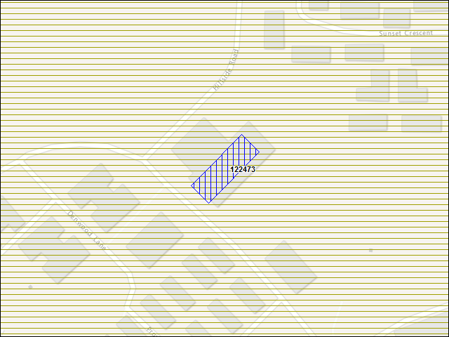 A map of the area immediately surrounding building number 122473