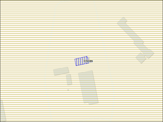 A map of the area immediately surrounding building number 125189