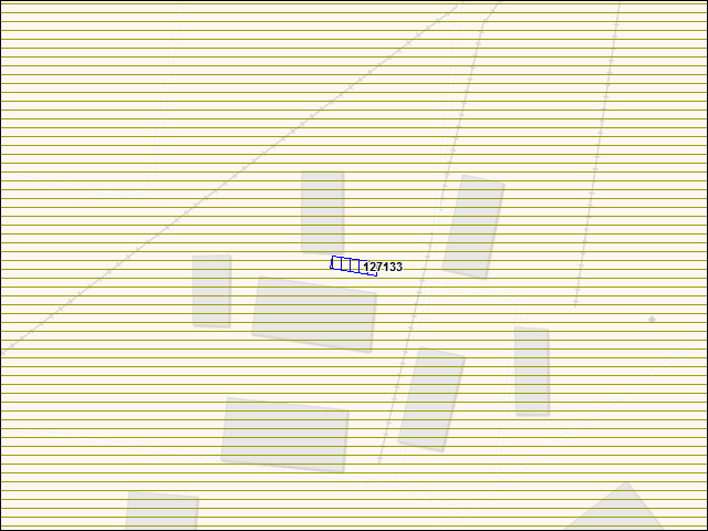 A map of the area immediately surrounding building number 127133