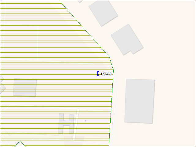 A map of the area immediately surrounding building number 127330