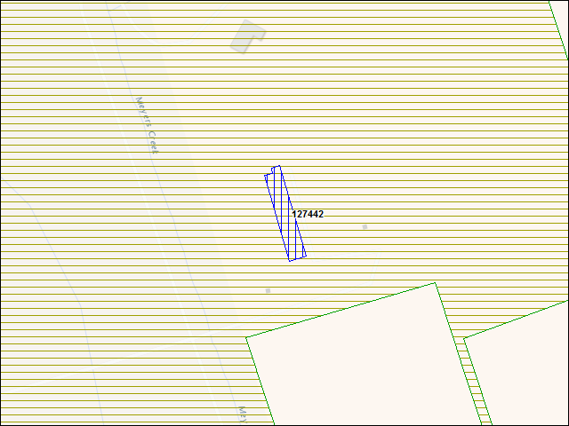 A map of the area immediately surrounding building number 127442