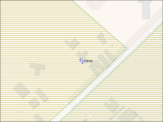 A map of the area immediately surrounding building number 129792