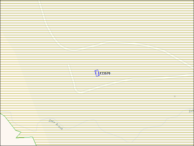 A map of the area immediately surrounding building number 133576
