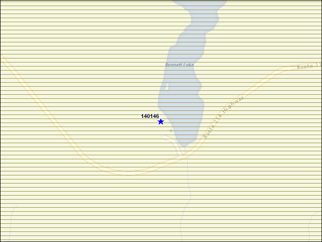 A map of the area immediately surrounding building number 140146