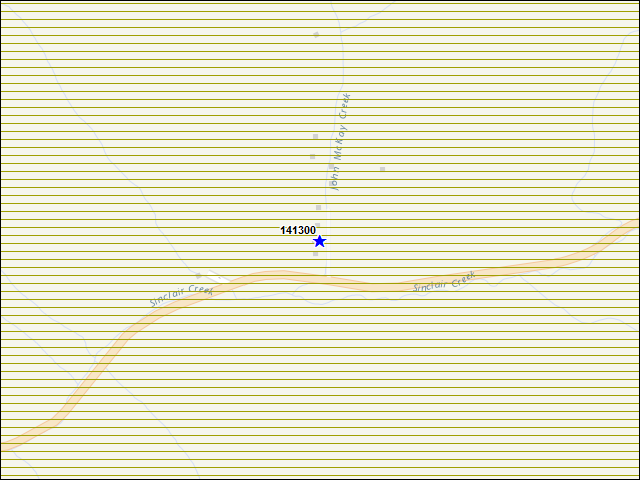 A map of the area immediately surrounding building number 141300