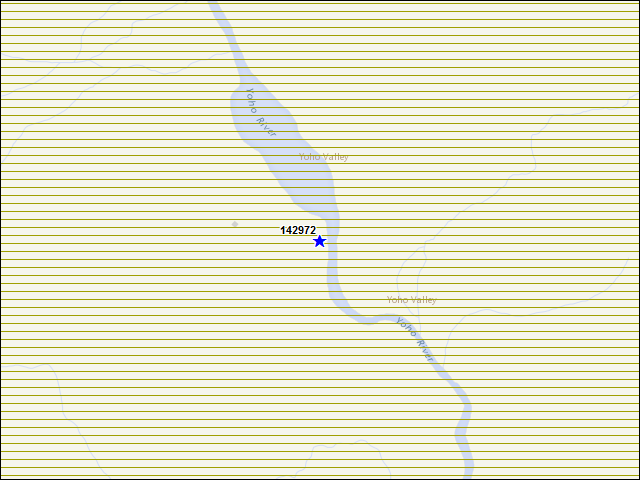 Une carte de la zone qui entoure immédiatement le bâtiment numéro 142972