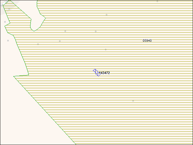 A map of the area immediately surrounding building number 143472