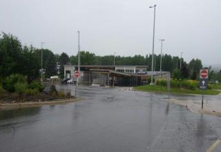 Une photo du bâtiment commercial de l’Agence des services frontaliers du Canada à Andover, Province de Nouveau-Brunswick. Numéro 4740