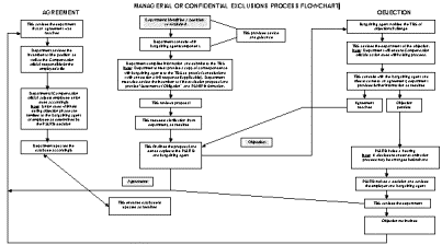 Managerial or Confidential Exclusions Process Flowchart